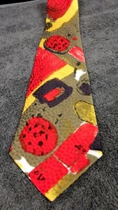 Santostefano di Italo Ferretti !00% Silk Hand Made Neck Tie 58" x 4" - Picture 1 of 3