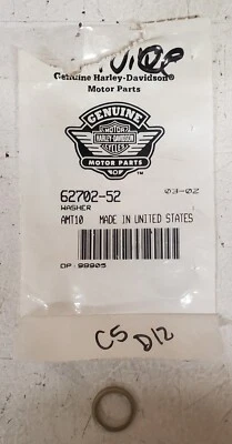 Harley Davidson FL FX 1941-84 4 velocidades transmisión tapón de drenaje lavadora 62702-52 cantidad. 2 Foto 1 de 2