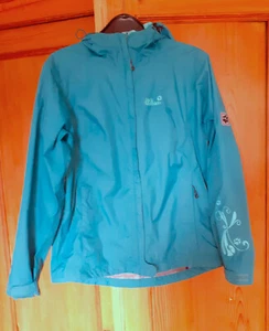 Jack Wolfskin - Damen Jacke 38/40 - Türkis - Regenjacke - Outdoor - Mit Kapuze - Bild 1 von 6