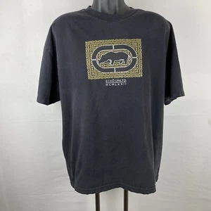 Ecko Unltd XL T-Shirt Short Sleeve Men’s Shirt Crewneck Black Rhino Chain - Picture 1 of 4