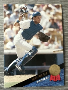 1993 Leaf #35 Mike Piazza Los Angeles Dodgers - Bild 1 von 2