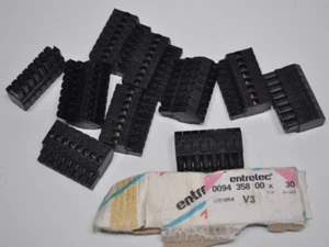 Lot of 10 NEW Entrelec 009435800 CPFT2/R-8 Pluggable Terminal Block Connectors - Picture 1 of 2