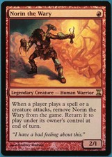 Norin the Wary FOIL Time Spiral NM Red Rare MAGIC MTG CARD (ID# 170804) ABUGames