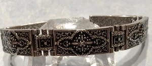 Brighton Monaco Armband schwarz Emaille versilbert - Bild 1 von 4