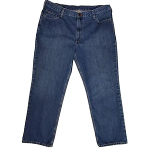 Jean bleu Holter coupe décontractée homme Carhartt 101483 968 taille 42 x 32 jambe droite - Photo 1/10
