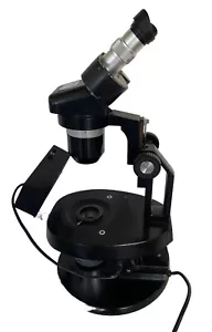 Microscopio gemmologico Meiji EMT 10x & 30x ingrandimento con oculari e luce - Foto 1 di 7