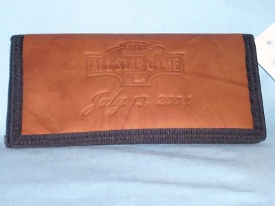 2004 ALL-STAR GAME Minute Maid Park HOUSTON ASTROS Leather/Nylon CHECKBOOK   NWT - Image 1 of 4