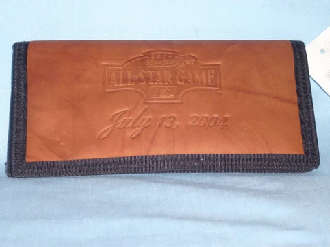 2004 ALL-STAR GAME Minute Maid Park HOUSTON ASTROS Leather/Nylon CHECKBOOK   NWT Cover