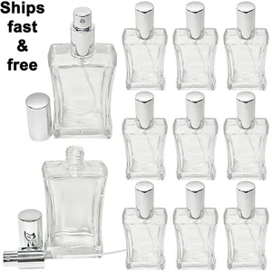 100ml 3.3oz refillable hourglass thick glass perfume spray bottles refillable - Picture 1 of 6