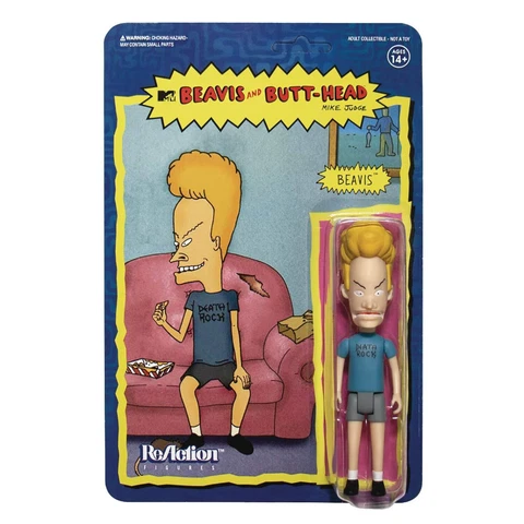 Beavis and Butthead Super 7 Reaction Figure Cover