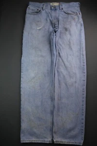 Pantalones de mezclilla para hombre Levi's 550 2009 calce relajado desgastados lavado ligero talla 34x32 - Imagen 1 de 12