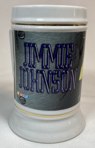 Jimmie Johnson 48 Nascar Mug Beer Stein 6 1/4 Inches Tall 36 oz Cover
