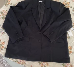 Good American Drapey Blazer 3X 4X - Picture 1 of 11