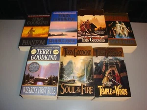 Terry Goodkind Sword of Truth Series Paperback Lot 1-6 & 10  Fantasy Wizard - Picture 1 of 3