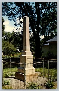 Postkarte: John Brown's Monument, Osawatomie KS, Chrome, unbespielt - Bild 1 von 2