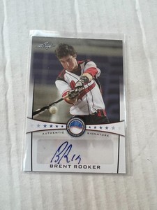 Brent Rooker 2013 Leaf Power Showcase Auto #PSA-BR1 NrMt
