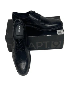 Apt 9 Herren Oxford schwarz elegante Schuhe Größe 10 M Budapester Bayview neu im Karton - Bild 1 von 7