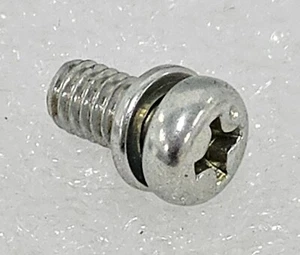 10 piezas cabezal de sartén Philip M4x8 tornillo con lavadora de resorte chapado en zinc - Imagen 1 de 3