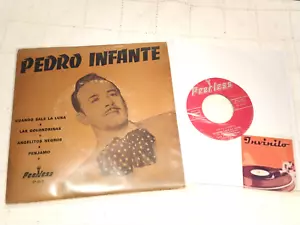 Pedro Infante CUANDO SALE LA LUNA MARIACHI 7/45 vinyl EP single from Portugal - Picture 1 of 3