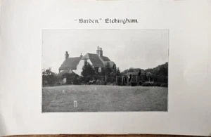 BLACK & WHITE PHOTO FROM SALE PARTICULARS FOR "BARDEN," ETCHINGHAM. (TN19 7AZ) - Picture 1 of 2