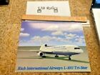 Rich International Airways L-1011 Tri-Star Poster Card Advertisement