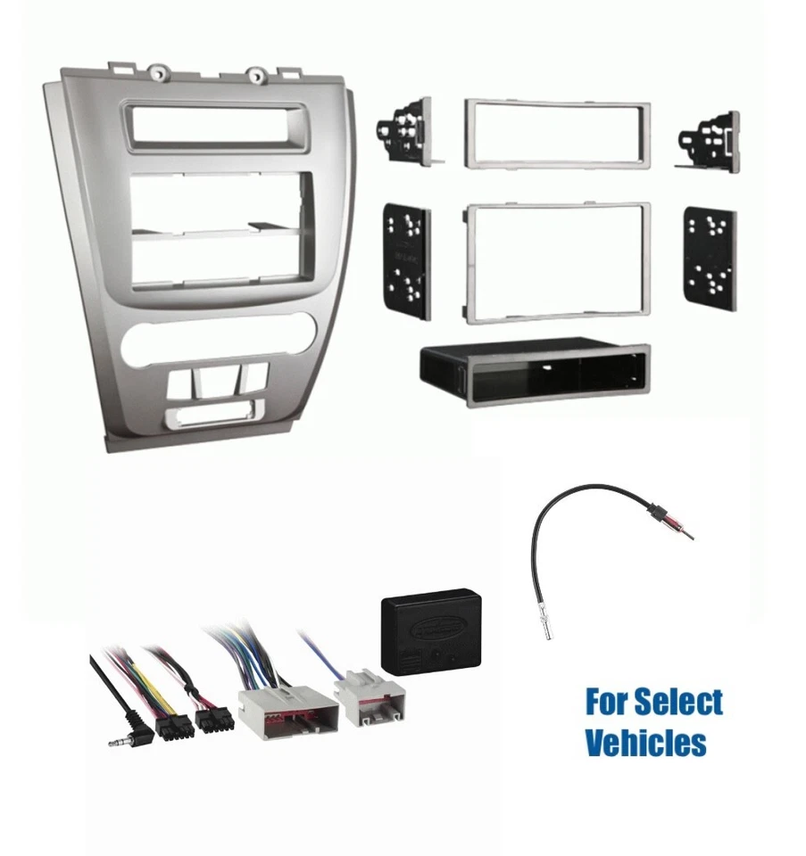 Kit de radio estéreo de coche plateado cable ACC de 12 V para Ford Fusion Mercury Milan 2010-2012 Foto 1 de 1