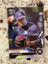 2020 TOPPS NOW ROAD TO OPENING DAY RTOD CARD NEW YORK YANKEES LUIS SEVERINO
