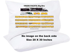 Funda de almohada Union Pacific Big Boy #4014 Westward Bound 20"x30" de Andy Fletcher - Imagen 1 de 1