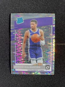2020-21 Donruss Optic Tyrese Haliburton Rated Rookie Pulsar Prizm #162 Kings - Picture 1 of 2