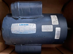 Lesson Electric Motor Model 014512105193 2HP, 208-230, 1740 RPM REBUILT 1-PHASE - Picture 1 of 4