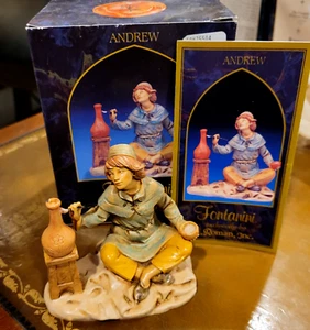 New Andrew Master Sculptor Christmas Fontaninni Heirloom Nativity by Roman 5" - Picture 1 of 12