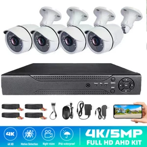 4 Camaras De Seguridad Wifi Exterior 4K CCTV Camera Con Vision Nocturna Video - Picture 1 of 15