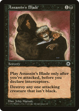 ASSASSIN'S BLADE ~mtg NM Portal Unc x1