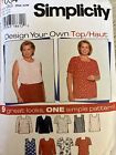 Simplicity Sewing Pattern 7034 PLUS SIZE Top 26W-32W Design Your Own Uncut