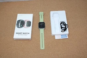 SmartWatch Nerunsa P66 IP68 impermeabile fitness tracker modalità sportive verde lime - Foto 1 di 4