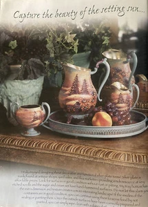 PaintWorks 2005 Excerpt: Silver Plated Sunset Serving Pieces by Sharon Buononato - Picture 1 of 7