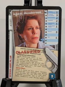 1996 X-Files CCG  Agent Henderson PR96-0006-DUE - Promo - NM/M - Picture 1 of 3