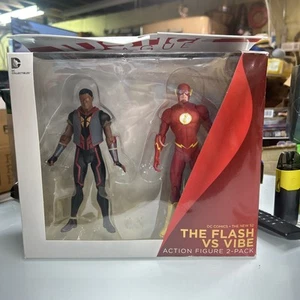 DC Collectibles Justice League New 52 THE FLASH VS VIBE Action Figure 2-Pack New - Picture 1 of 3