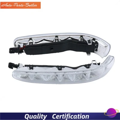 Fits Mercedes-Benz S/CL-Class W220 Left Right Side Mirror Turn Signal Lights 2Pc - Image 1 of 4