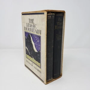The Magic Mountain 2 Vol Box Set by Thomas Mann (1938, Hardcover) - Picture 1 of 15