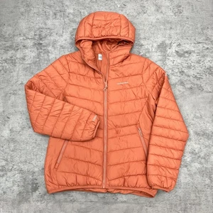 Craghoppers Compress Lite Orange Puffer Jacket Coat Women's Size UK 10 Quilted - Picture 1 of 8