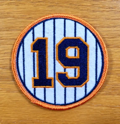 Robin Yount Patch Iron On Milwaukee Brewers laranja azul aposentado número 3" polegadas - Imagem 1 de 3