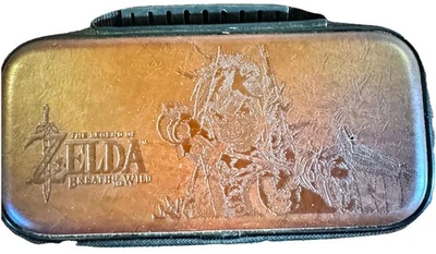 Legend of Zelda Breath of the Wild Nintendo Switch Brown Leather Carrying Case - Image 1 of 4