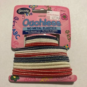 Goody Girls Colorful Patriotic Sparkly Ponytailers PonyTail Holders New 2001 G92 - Picture 1 of 7
