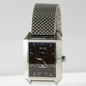 Neu - Jean Marcel S.S. Rectangle Swiss Automatik 160.265 Limited Edition 005/300 - Bild 1 von 18