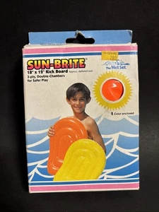 NOS VTG The Wet Set SUN BRITE Beach KICK BOARD Pool Ryan Gosling 1993 RARE INTEX - Picture 1 of 6
