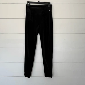 Lilly Pulitzer Women’s Small Black Myria Velvet Leggings - Picture 1 of 7