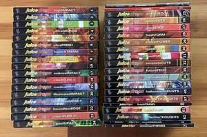 JUICE DROPS Digital Juice 37 Sets W/ Cases NM Graphics Editing - Picture 1 of 13