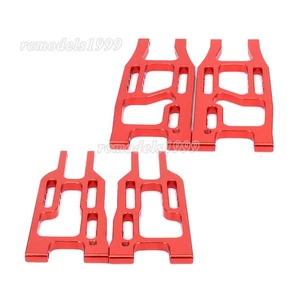 Alum Front Rear Lower Suspension Arm Set For RC 1/10 HPI Bullet 3.0 ST MT Red - Picture 1 of 5