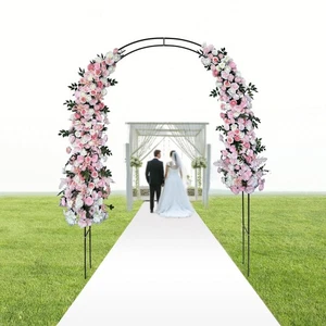 Estante alto de hierro para plantas trepadoras boda jardín arco enrejado para plantas trepadoras - Imagen 1 de 13